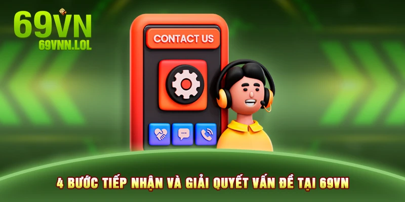 4 bước tiếp nhận và giải quyết vấn đề tại 69VN